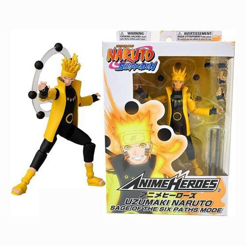 Naruto Shippuden Uzumaki Naruto Six Paths Mode Bandai