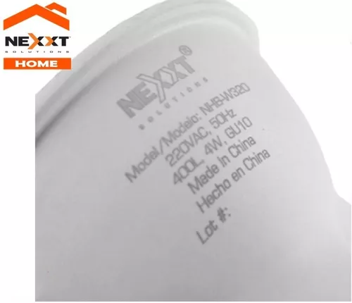 Bombilla Led Dicroico Inteligente Wi-fi 220v Gu10 Nexxt