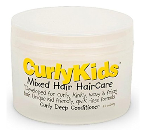 Acondicionador Para Cabello Profundo Rizado Curlykids, 8 Onz