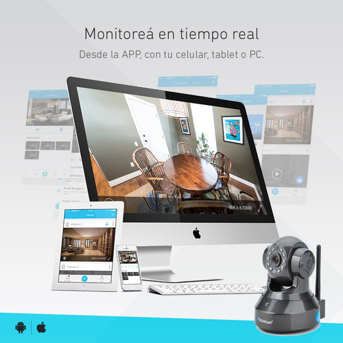 Camara Ip Wifi Inalambrica Seguridad Hd P2p Celular Casa