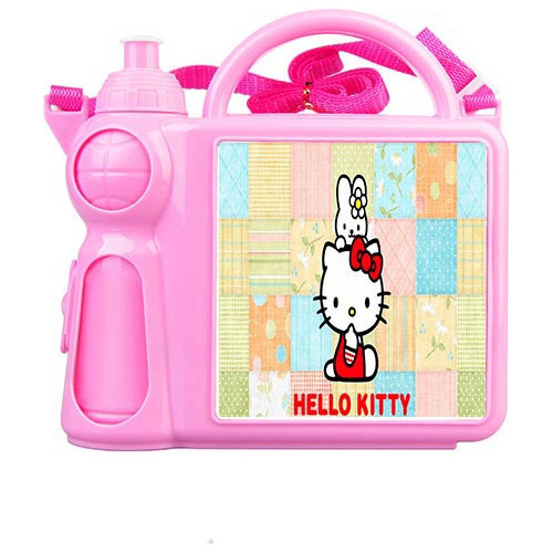 Lonchera Infantil Con Botella Agua Hello Kitty - Printek