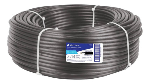 Metro De Cable Uso Extra Rudo 2 X 14 Awg (40004)