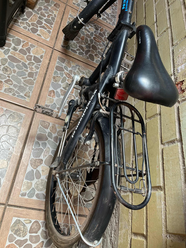 Bicicleta Negra Plegable Marca Lahsen 