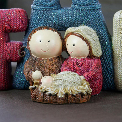 Juego De Figuras De Pesebre Elegante Color De Color De