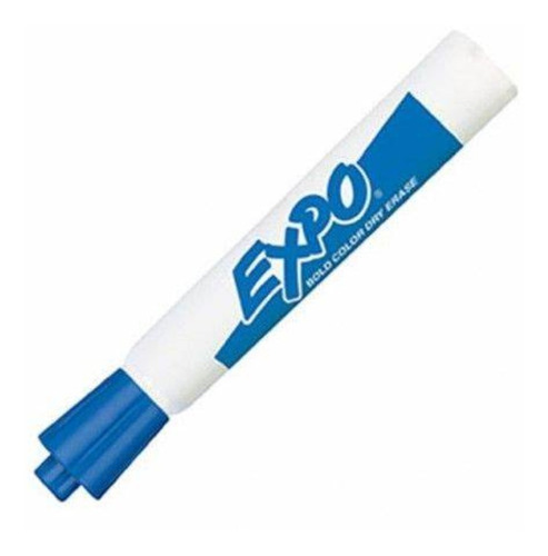 Caixa de marcador Expo Whiteboard com 12 unidades de cor azul de baixo odor