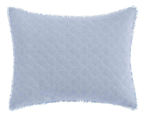 Laura Ashley Mila - Almohada De 16 X 20 Pulgadas, Color Azul