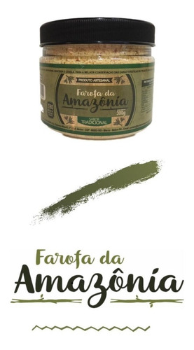 Imagem 2 de 3 de Farofa Da Amazônia 100% Artesanal - Sabor Tradicional 300g