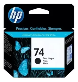 Cartucho De Tinta Hp 74 Negra Original (cb335wl) Facturamos