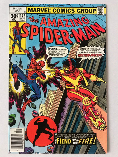 Amazing Spiderman #172 Marvel 1977 1st App Rocket Racer