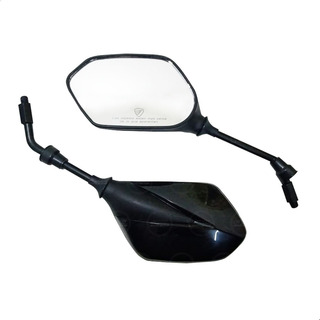/ 2005 Retrovisor negro ajustable para Suzuki GSF 600/ Bandit S 2000/ Par espejos de moto para carenado Far