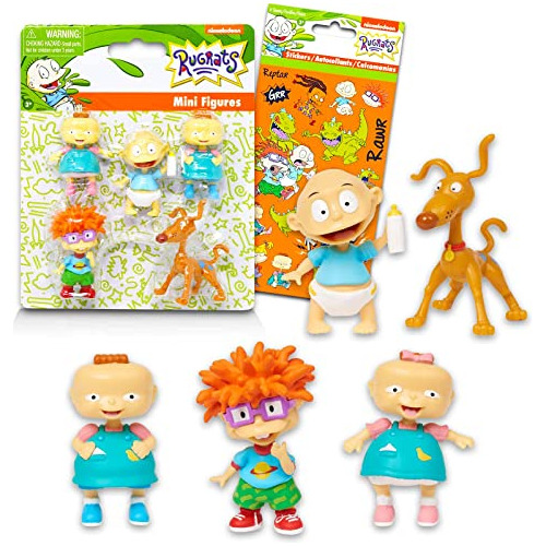 Retro Nick Nickelodeon Rugrats Mini Figuras 5 Pack - Jxq6z