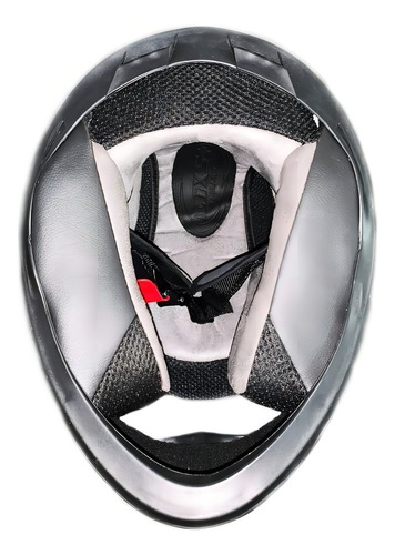 Capacete Mixs Mx5 Super Speed Fosco/brilhante Diversas Cores Tamanho Do Capacete 58 Cor Cinza/vermelho Brilhante