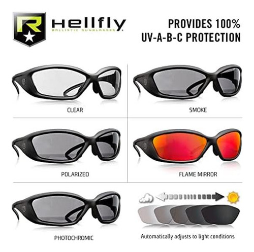 Revisión Gafas De Sol Balísticas Hellfly Militares Gafas De