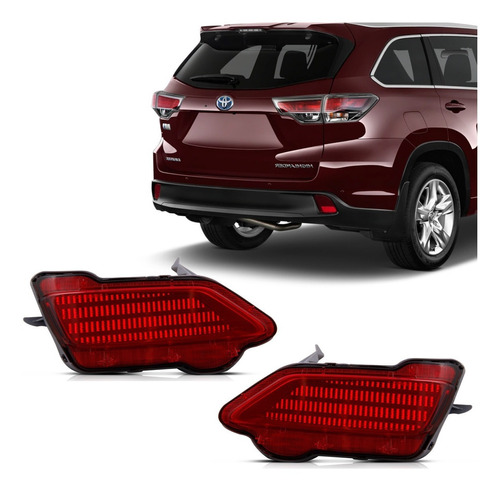 Refletor Parachoque Traseiro Rav4 2013 2014 2015