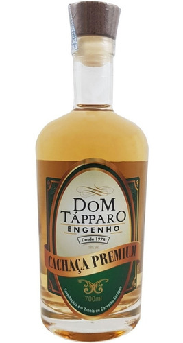 Imagem 2 de 2 de Cachaça Premium 3 Anos Carvalho Dom Tápparo 700 Ml