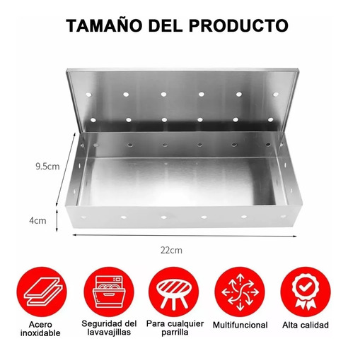 Caja Para Ahumar Barbacoa, Astillas De Madera