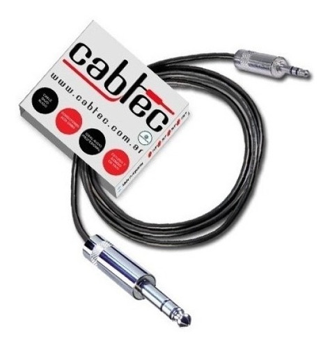 Imagen 1 de 10 de Cable Mini Plug Stereo Plug Trs Neutrik 3 Metros Cabtec