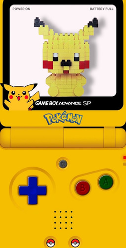 Bloques Armables 3d De Pikachu