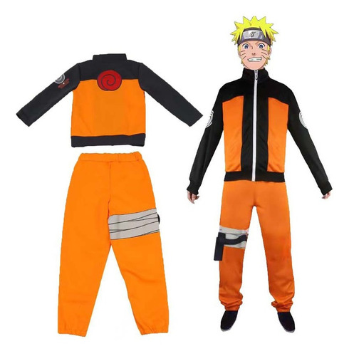 Traje De Disfraz De Naruto Uzumaki Para Niños