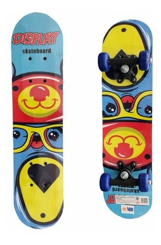 Patinetas Patineta Skate Infantil 4 Ruedas 60cm Juegos
