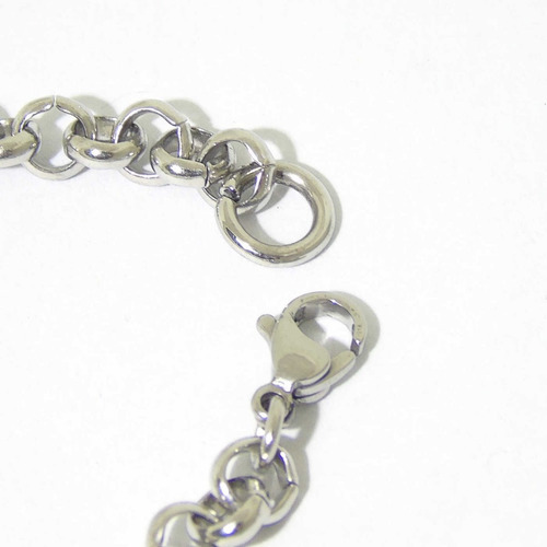 Pulsera Acero Personalizada Identidad Bebe Niño 14-16cm Diámetro 1 cm Largo 15 "