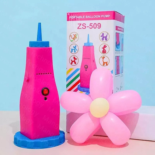 Inflador De Globos Eléctrico For Tamaño Normal O Salchicha