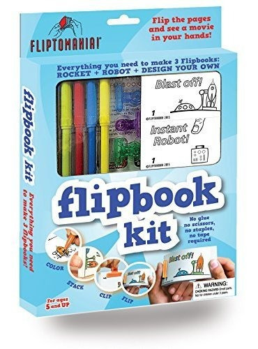 Brand: Fliptomania Kit De Flipbook - Rocket X26amp Robot