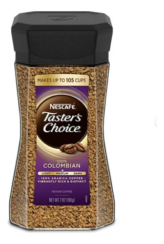 Nescafe Taster's Choice Colombiano 198g Instantaneo