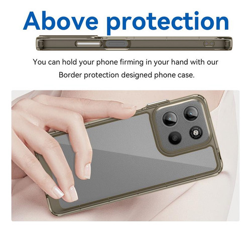 Funda De Acrílico Y Tpu Para Motorola Moto E15 Para Motorola