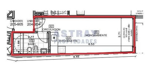 Imagen 6 de 6 de Apartamento En Venta - Monoambiente En Pocitos (ref: Ast-2366)