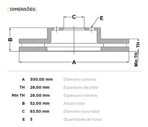 Par Disco Dianteiro Fremax Freelander 2 2.0 / 2.2 2011-2015