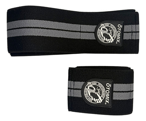 Coderas Deportivas Gym Elasticas Crossfit Pesas Lesion Codo Gris Unitalla