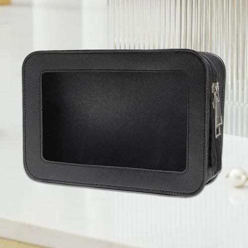 Bolsa De Maquillaje Transparente E Impermeable Con