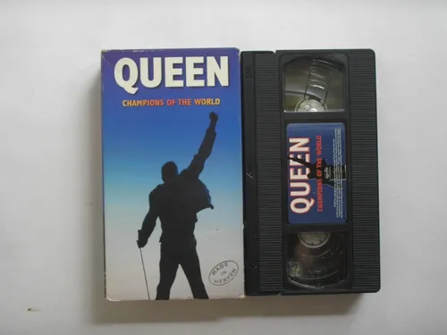Queen Champions Of The World Casete Vhs Video Edic Usa 1995 (Usado)