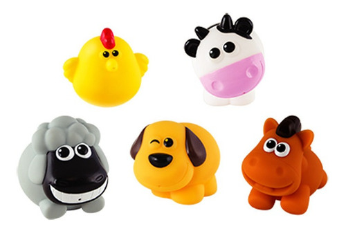 Imagen 1 de 3 de Set De Animalitos De Granja 1302 Para Bebe Winfun
