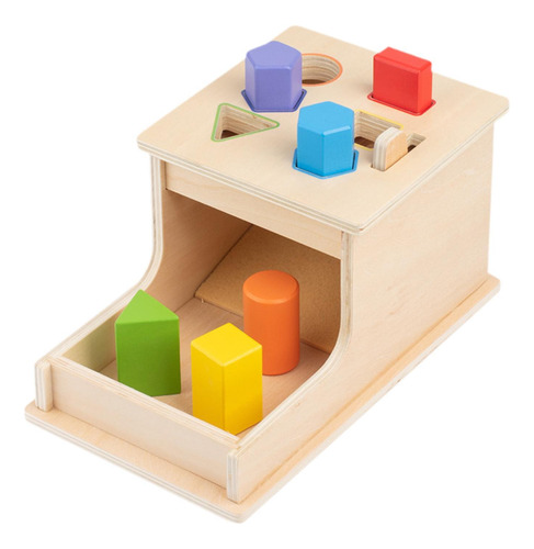 Caja De Permanencia De Objetos De Juguete Para Bebés De 6 A