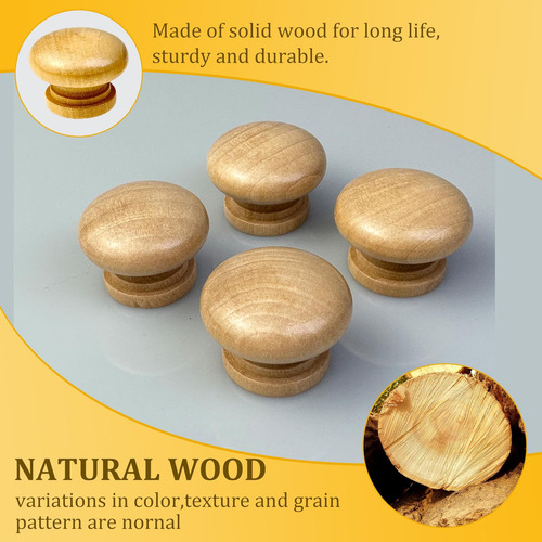 M Mimhooy 20 Perillas De Madera De Madera Cajones De Madera