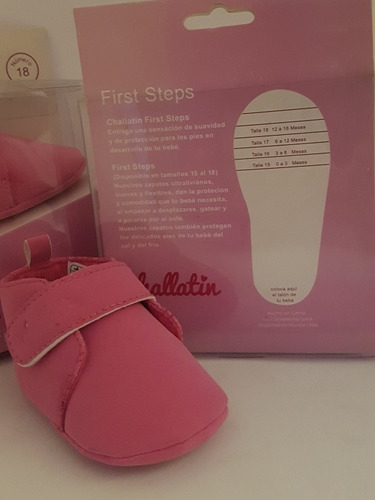 Zapatito Bebé Primeros Pasos Para Niñita Color Fucsia