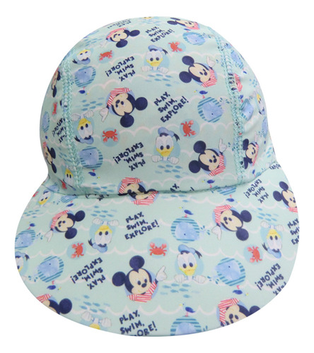 Gorro Visera Para Bebe Protección Uv Mickey