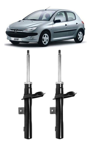 Amortecedor Dianteiro Peugeot 206 2007 2008 2009 2010 Par