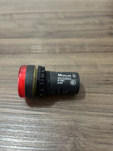 Sinaleiro Led Vermelho Moeller A22-lcled24-r Eaton - Novo