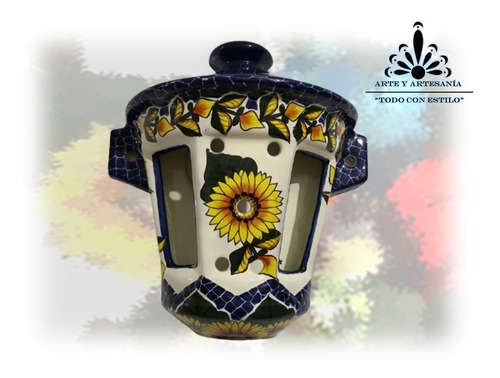 Artesanía Mexicana Farol De Pared De Talavera C/u