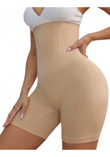 Panty Modeladores De Cintura Alta Sin Costuras Control Del Beige Chica (3-5)