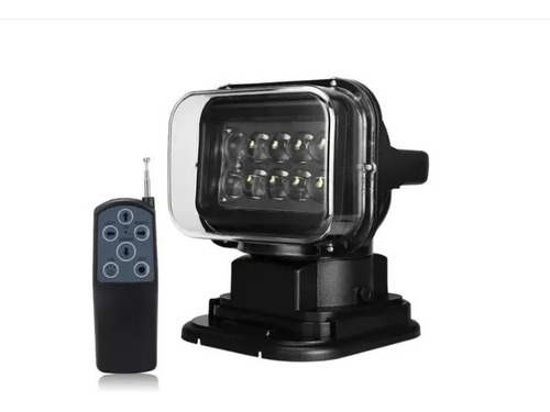 Foco Led 50w Busca Camino Con Control Remoto, Movimiento 360