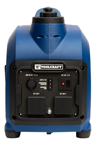 Generador Inversor A Gasolina 2.000 W Toolcraft Portátil