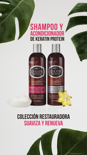Imagen 2 de 6 de Hask Acondicionador Keratin Protein 355 Ml