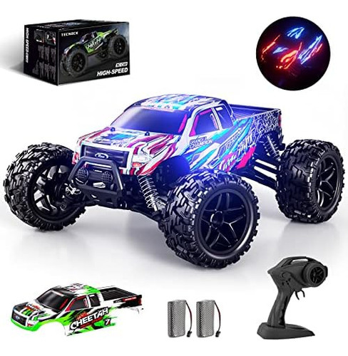 Tecnock 1:16 Scale Fast Rc Car Para Adultos Niños, 4x4 O [u]