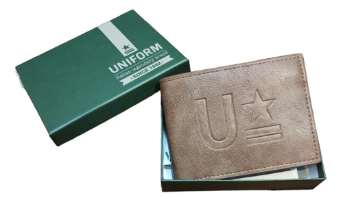 Billetera Hombre Uniform Original En Caja Modelo 12686