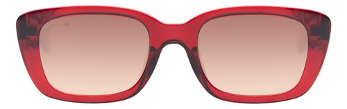 Óculos De Sol Feminino Eco Chilli Polarizado Vermelho Haste Não Aplica Lente Marrom Desenho Não Aplica