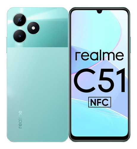 Realme C51 4g Dual Sim 50mp Ai Cámara 5000mah Batería 33w Supervooc 4gb Ram 128gb Rom Verde